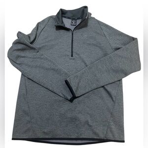 Nike Dri-FIT Gray Quarter Zip Pullover Men’s M Long Sleeve Athletic Top